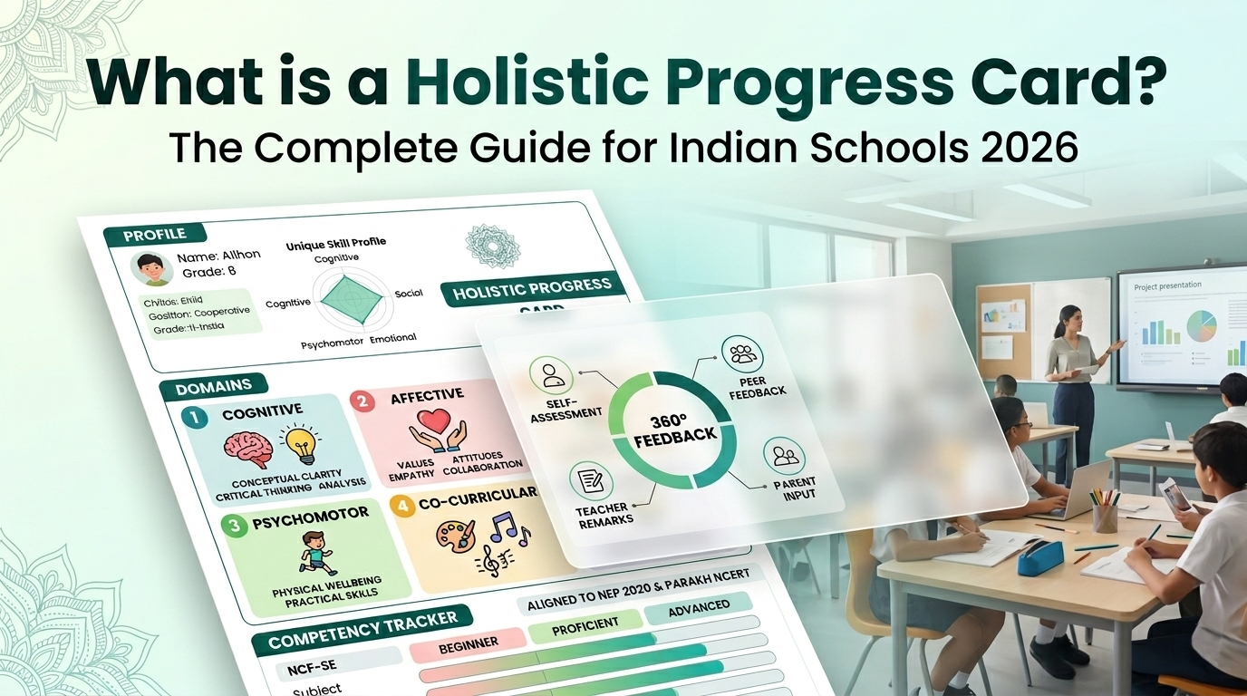 Holistic Progress Card under NEP 2020 — a 360-degree replacement for traditional Indian school report cards